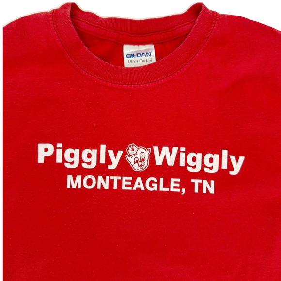 Piggly Wiggly Monteagle, Tennessee Red and White T-Shirt Size Small - Picture 3 of 10